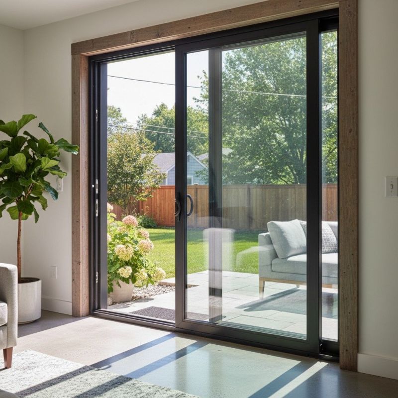 Wood Sliding Door Installation in Olathe, KS